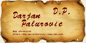 Darjan Palurović vizit kartica